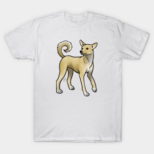 Dog - Indian Native Dog - Tan T-Shirt